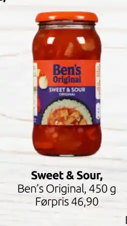Joker Sweet & Sour, Ben’s Original tilbud