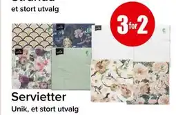 Spar Servietter tilbud