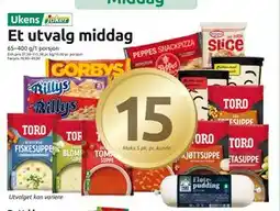 Joker Et utvalg middag tilbud