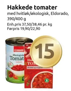 Joker Hakkede tomater tilbud