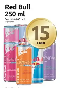 Joker Red Bull 250 ml tilbud