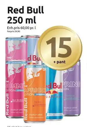 Joker Red Bull 250 ml tilbud