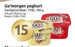 Joker Go'morgen yoghurt tilbud