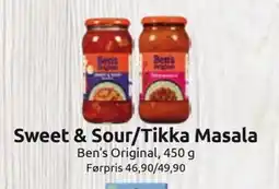 Joker Sweet & Sour/Tikka Masala tilbud