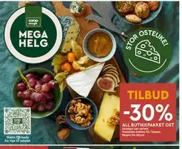 Coop Mega ALL BUTIKKPAKKET OST tilbud
