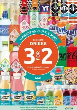 Joker Et utvalg DRIKKE tilbud