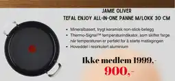 Kitch'n JAMIE OLIVER TEFAL Enjoy all-in-one panne m/lokk tilbud