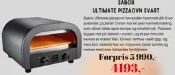 Kitch'n SABOR Ultimate pizzaovn svart tilbud