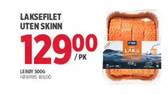 Jacobs LERØY Laksefilet uten skinn tilbud