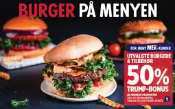 Jacobs Burger på menyen tilbud