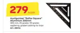 Byggmax Hurtigvinkel "rafter square" aluminium 300mm tilbud