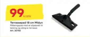 Byggmax Terrassepad 18 cm midun tilbud
