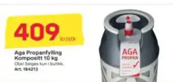Byggmax AGA Propanfylling kompositt tilbud
