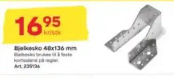Byggmax Bjelkesko 48x136 mm tilbud