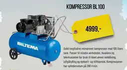 Biltema Kompressor bl 100 tilbud