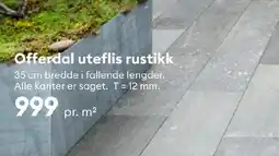 Modena Fliser Offerdal uteflis rustikk tilbud