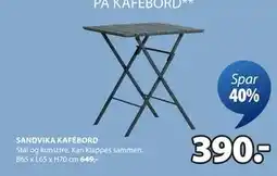 JYSK SANDVIKA KAFÉBORD tilbud