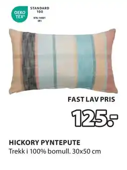 JYSK HICKORY PYNTEPUTE tilbud