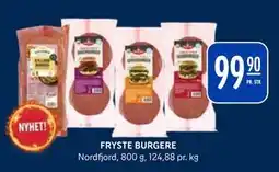 Rema 1000 FRYSTE BURGERE tilbud