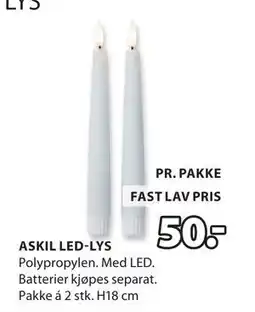 JYSK ASKIL LED-LYS tilbud