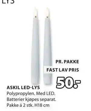 JYSK ASKIL LED-LYS tilbud