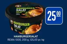 Rema 1000 HAMBURGERSALAT tilbud