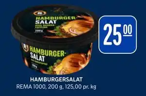 Rema 1000 HAMBURGERSALAT tilbud