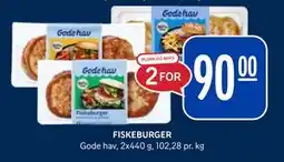Rema 1000 FISKEBURGER tilbud