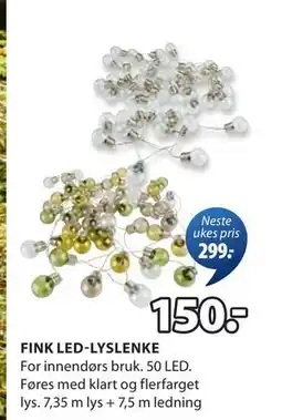 JYSK FINK LED-LYSLENKE tilbud