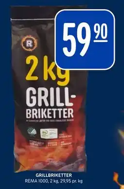Rema 1000 GRILLBRIKETTER tilbud