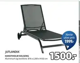 JYSK HANSTHOLM SOLSENG tilbud