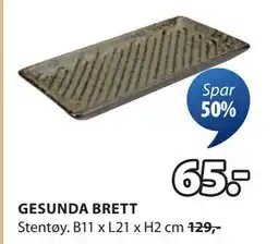 JYSK GESUNDA BRETT tilbud