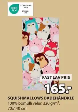 JYSK SQUISHMALLOWS BADEHÅNDKLE tilbud