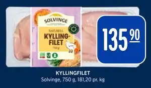 Rema 1000 KYLLINGFILET tilbud