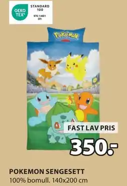 JYSK POKEMON SENGESETT tilbud