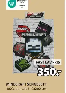 JYSK MINECRAFT SENGESETT tilbud