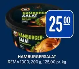 Rema 1000 HAMBURGERSALAT tilbud
