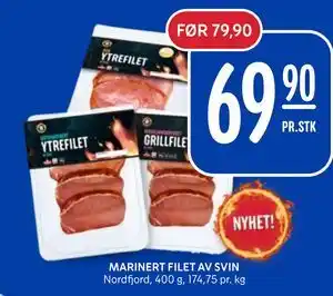 Rema 1000 MARINERT FILET AV SVIN tilbud