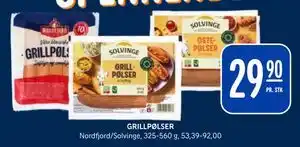 Rema 1000 GRILLPØLSER tilbud
