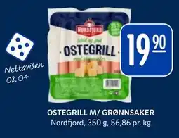 Rema 1000 OSTEGRILL M/ GRØNNSAKER tilbud