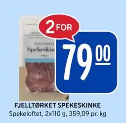 Rema 1000 FJELLTØRKET SPEKESKINKE tilbud