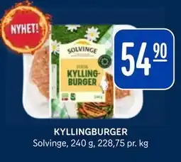 Rema 1000 KYLLINGBURGER tilbud