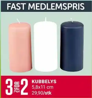 Europris KUBBELYS tilbud