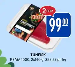 Rema 1000 TUNFISK tilbud