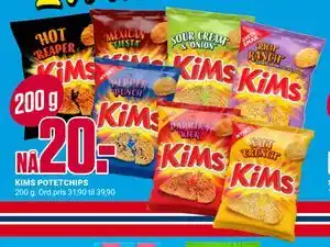 Europris KIMS POTETCHIPS tilbud