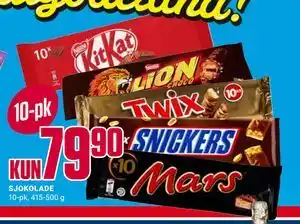 Europris SJOKOLADE tilbud