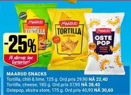 Europris MAARUD SNACKS tilbud