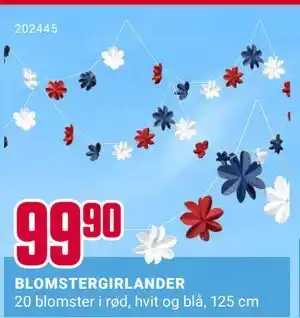 Europris BLOMSTERGIRLANDER tilbud