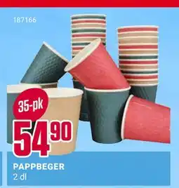 Europris PAPPBEGER tilbud