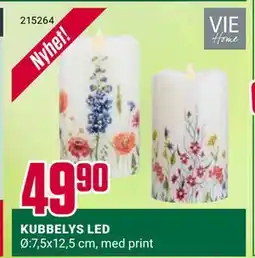 Europris KUBBELYS LED tilbud